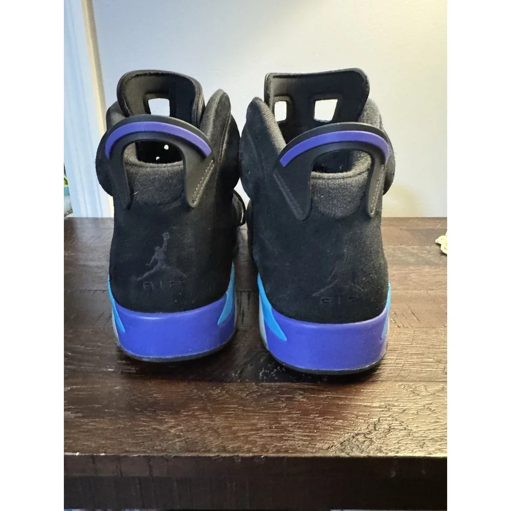 Size 11.5 -‎ Air Jordan 6 Retro Aqua Black/Blue/Purple CT8529-004